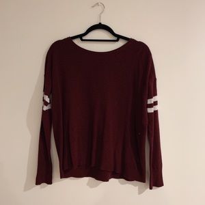 Cute maroon sweater from American Eagle!